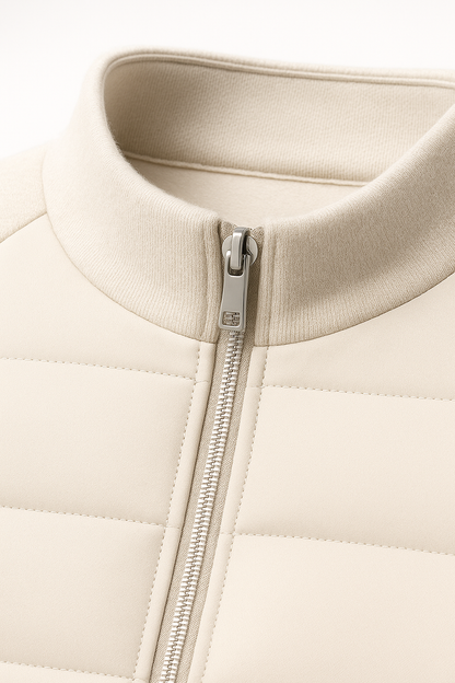 Belaro Padded Wool Jacket Ivory