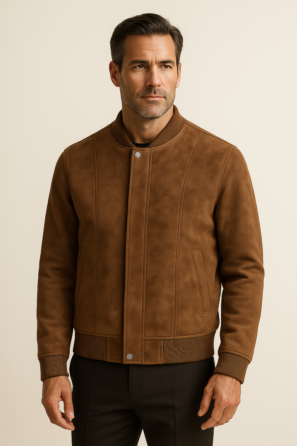 Orivo Suede Bomber Brown