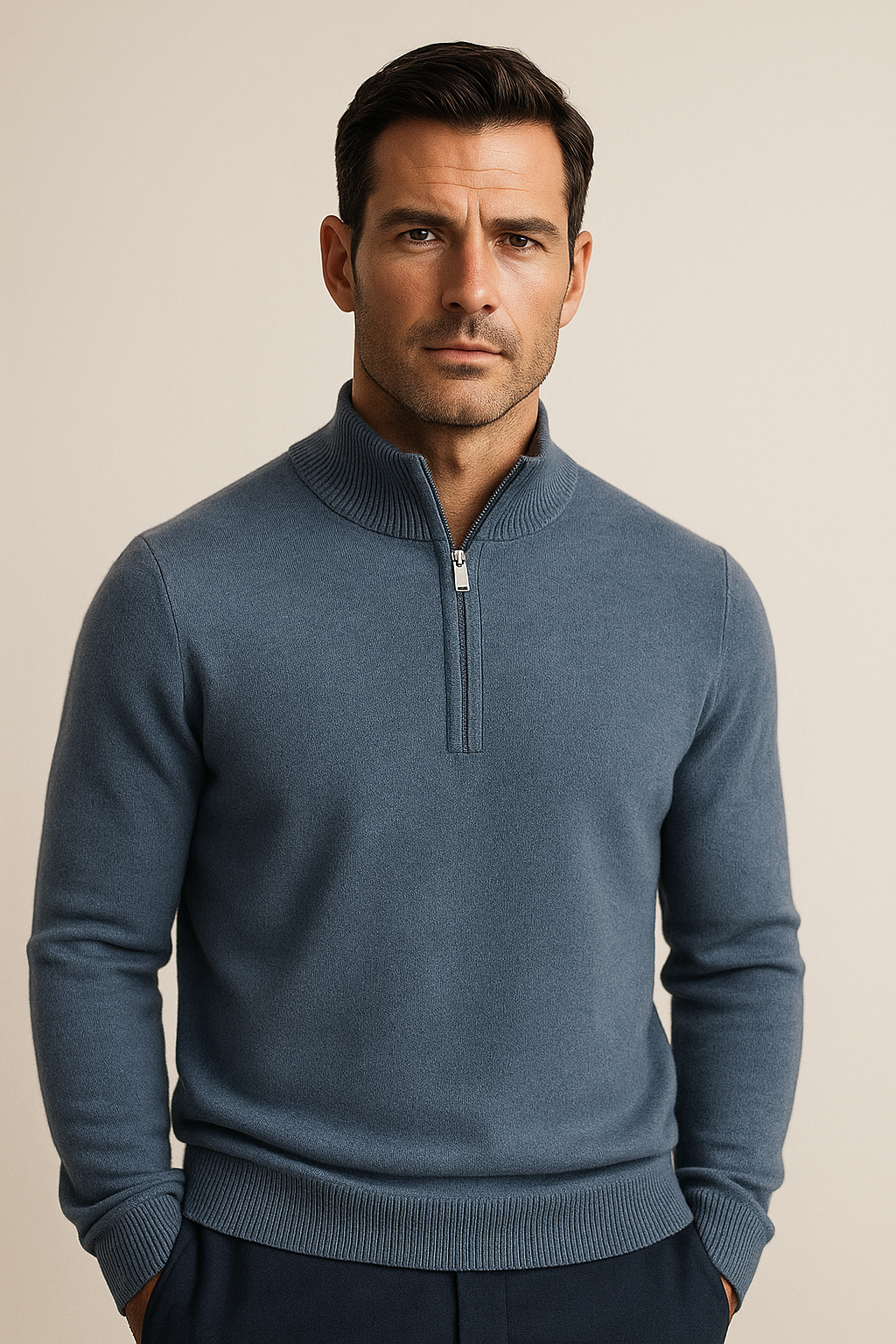Calero Quarter-Zip Blue
