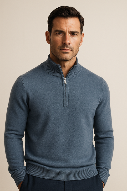 Calero Quarter-Zip Blue