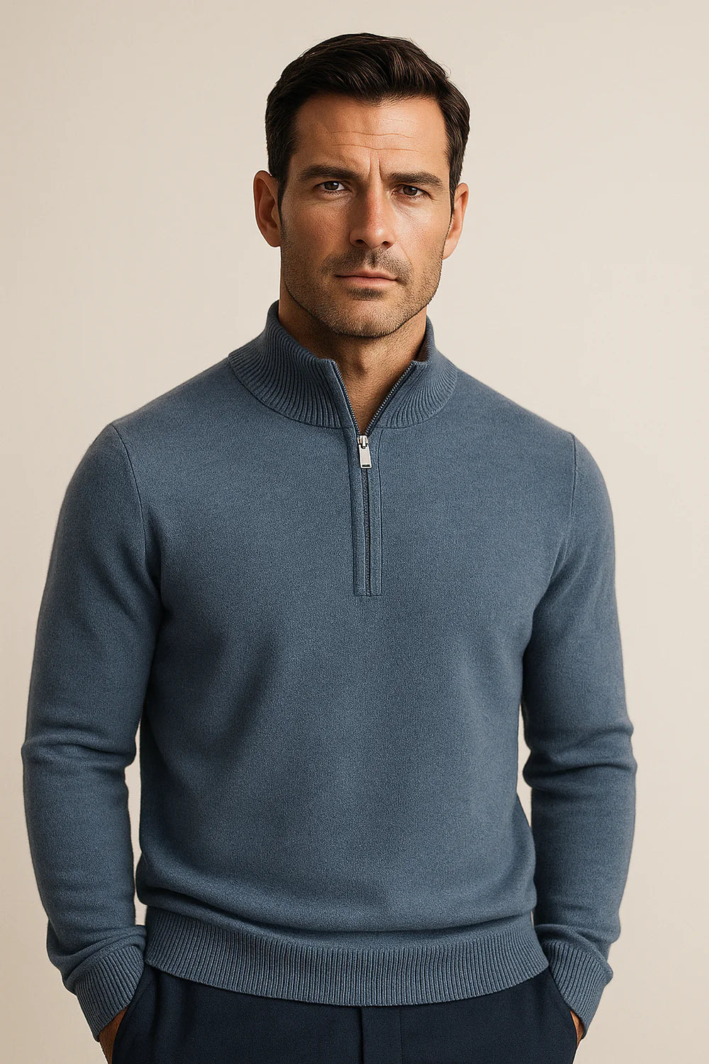 Calero Quarter-Zip Blue