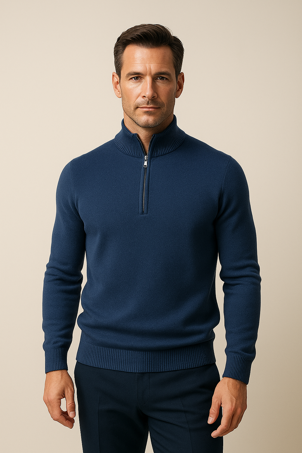 Calero Quarter-Zip Dark Blue