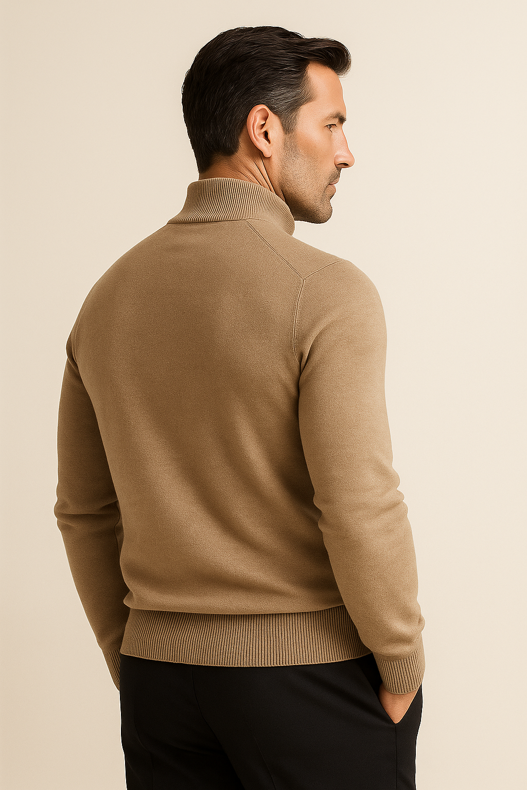 Calero Quarter-Zip Beige
