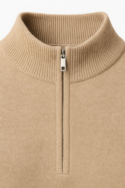 Calero Quarter-Zip Beige