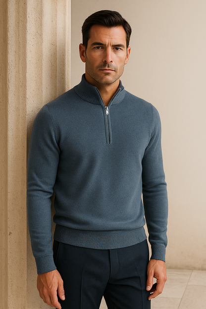 Calero Quarter-Zip Blue