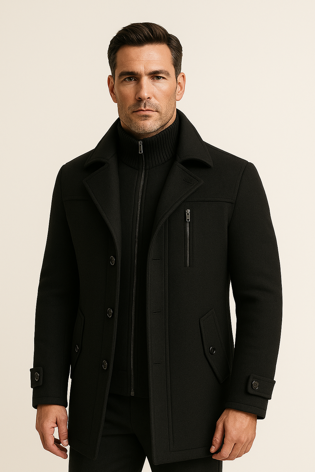 Celano Field Coat Black