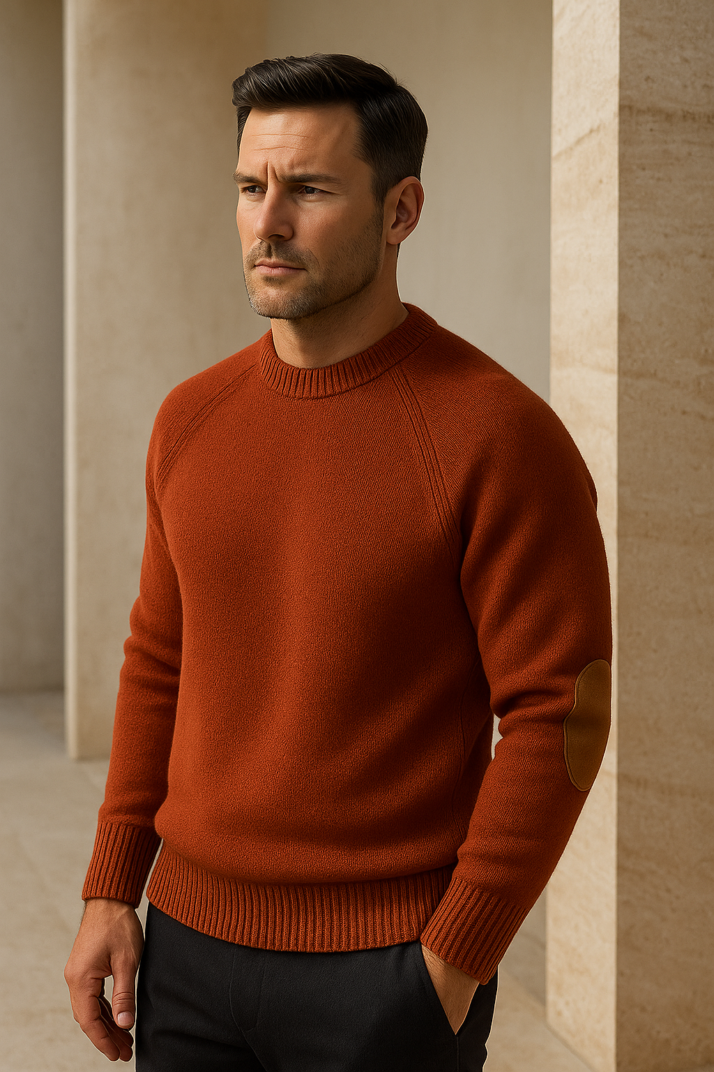 Sorivo Crew Knit Red