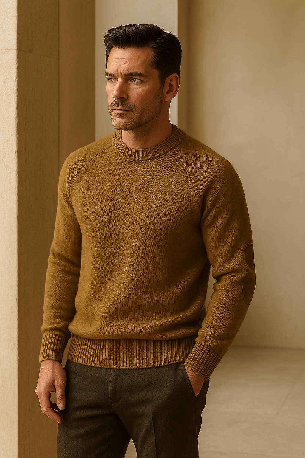 Sorivo Crew Knit Brown