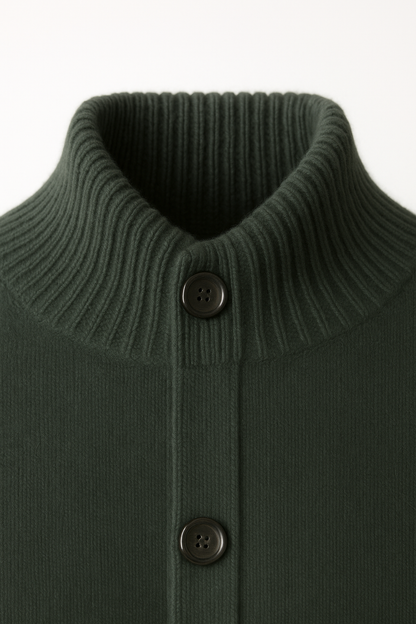 Javino Cashmere Cardigan Forest