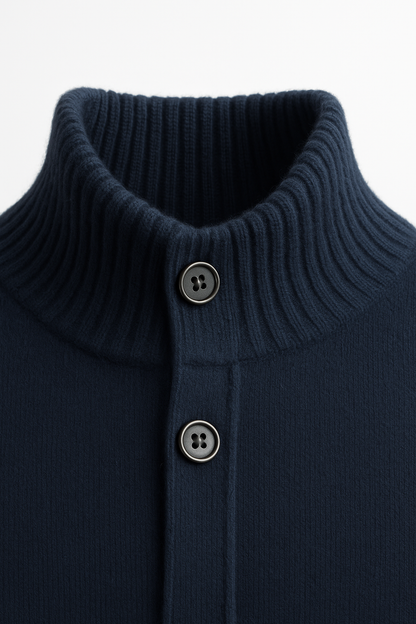 Javino Cashmere Cardigan Navy