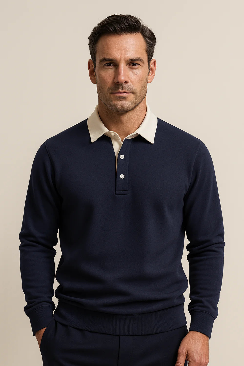 Meravo Polo Knit Navy