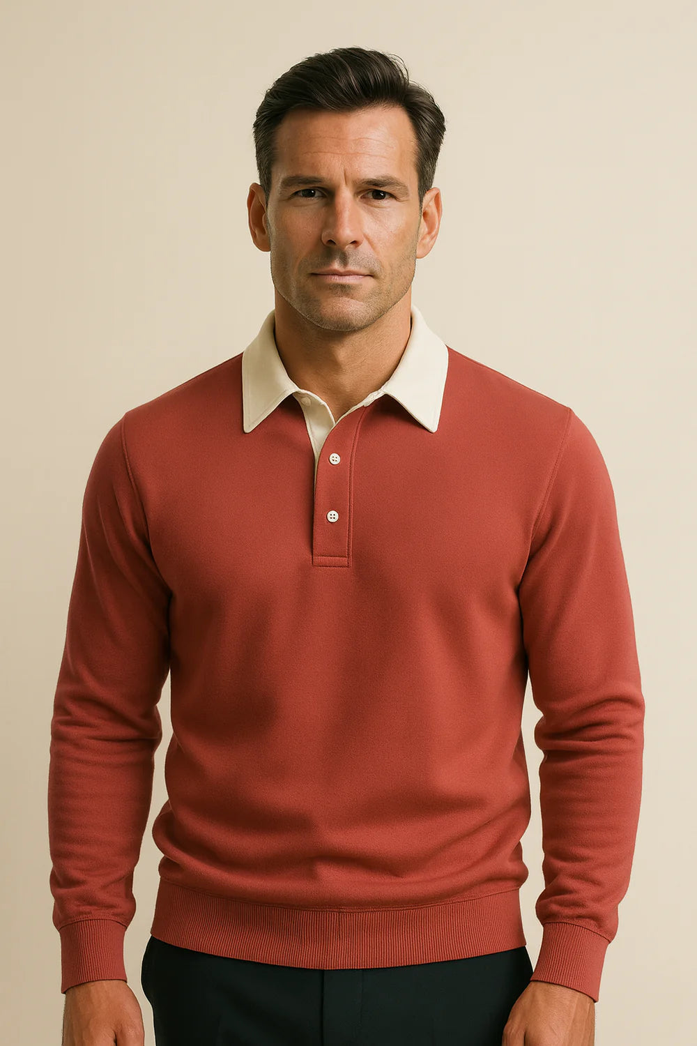 Meravo Polo Knit Red
