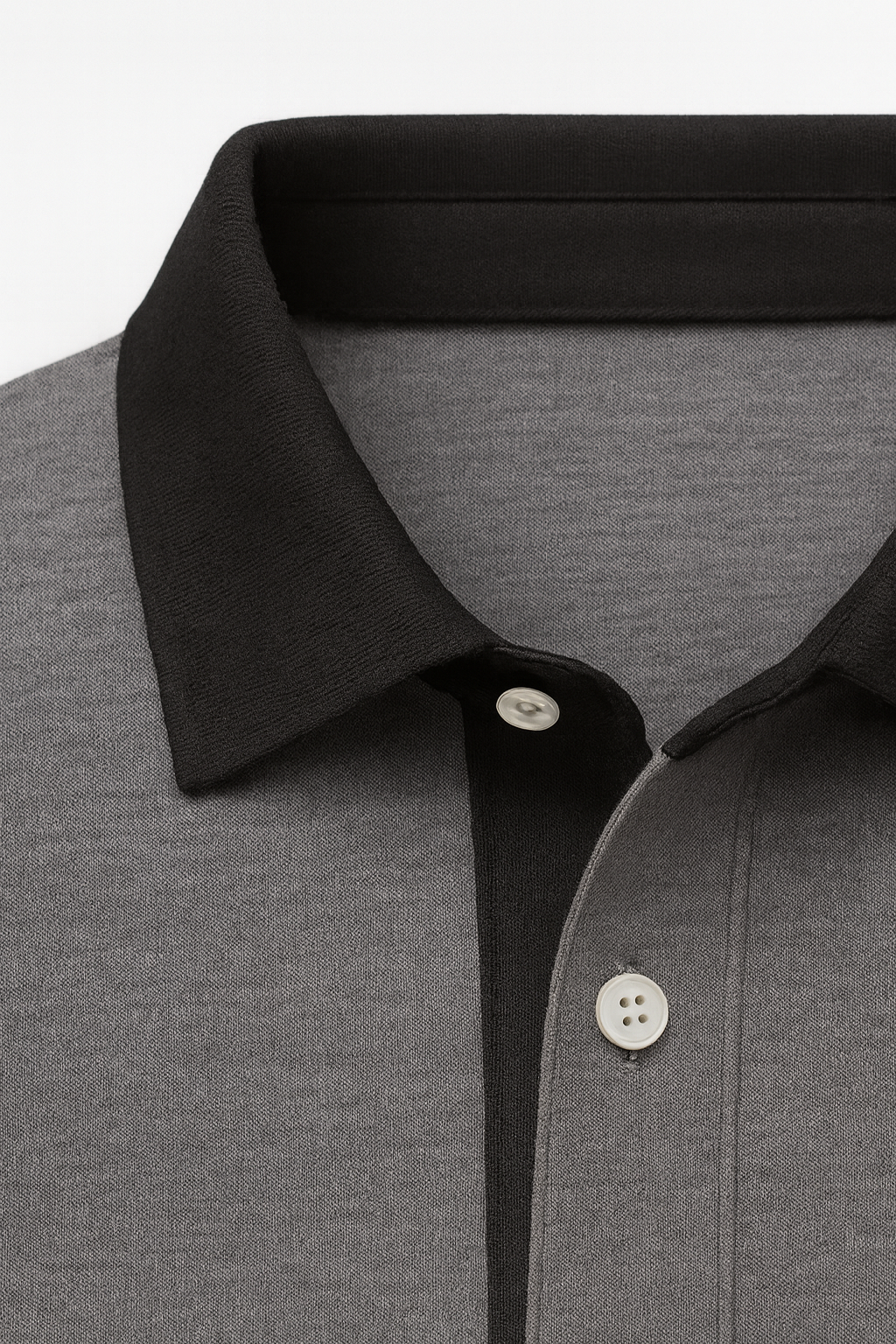 Meravo Polo Knit Grey