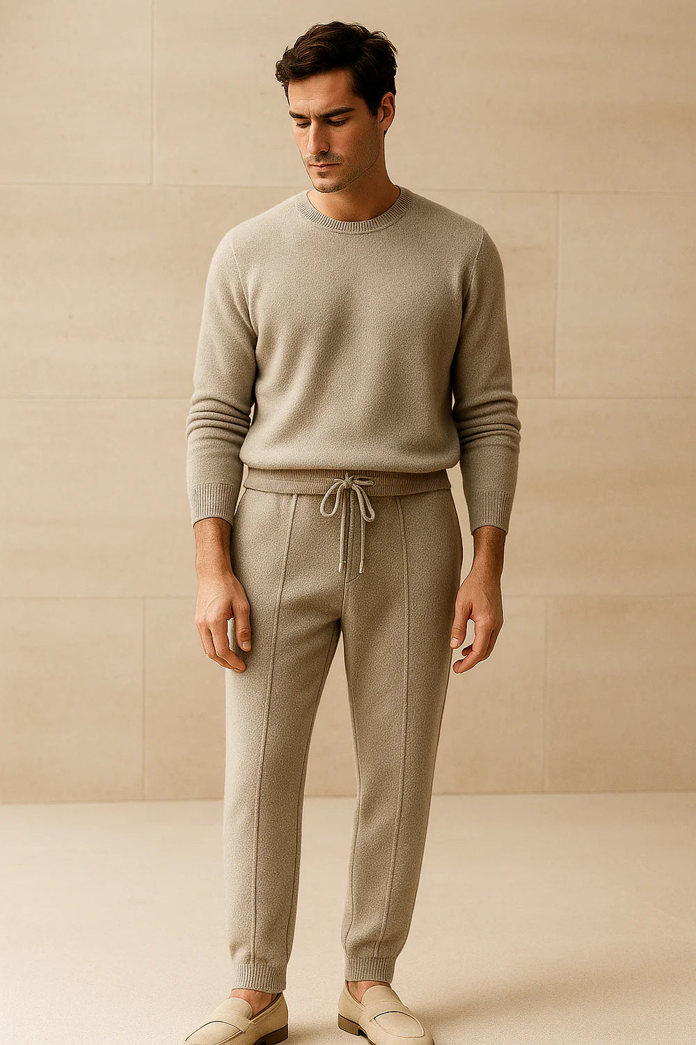 Belorin Cashmere Trousers Grey