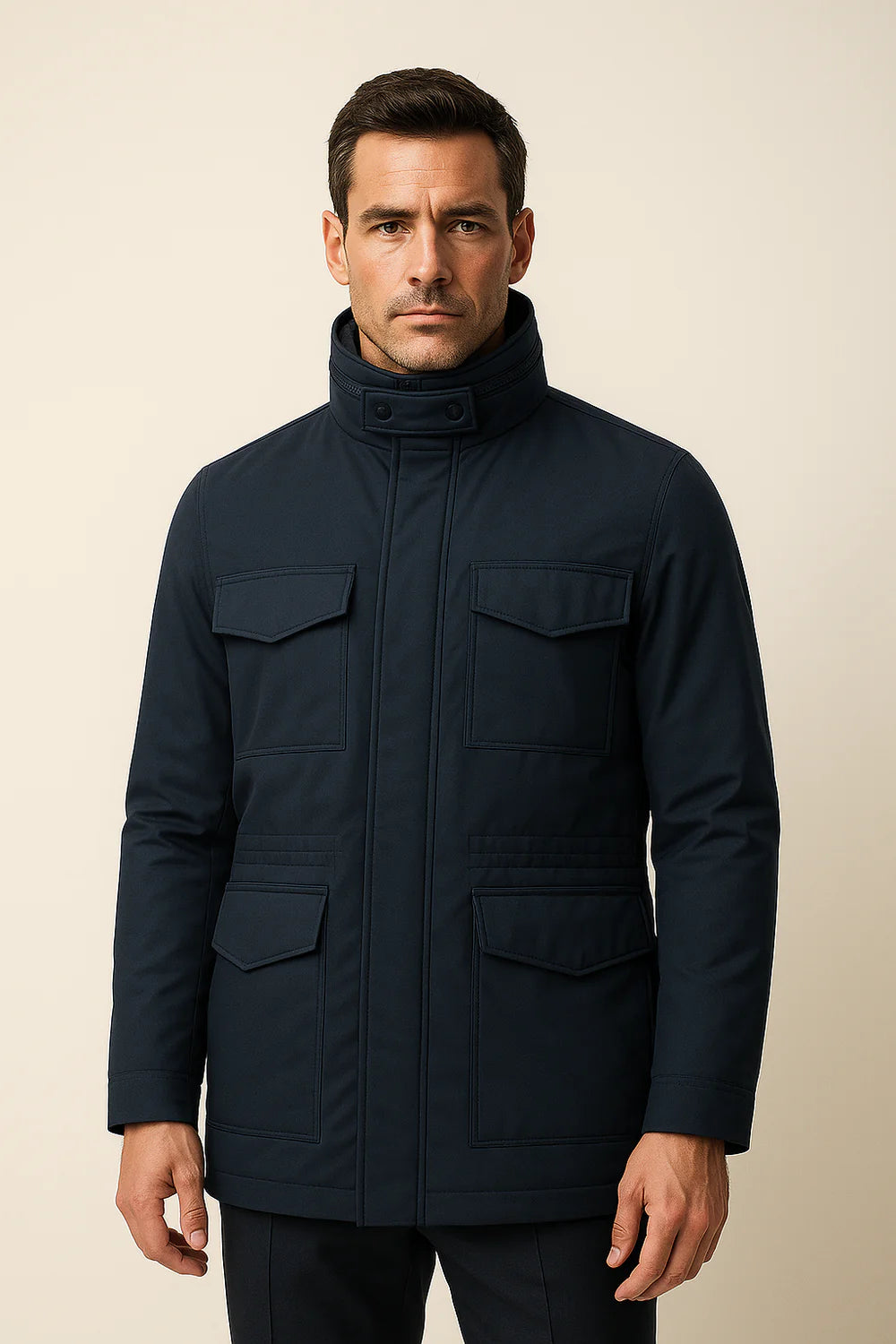 Savero Expedition Coat Navy