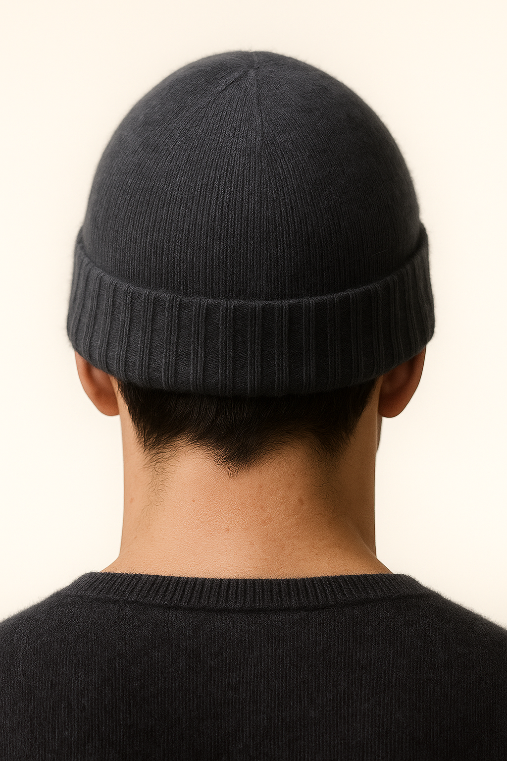 Ivaro Cashmere Beanie Charcoal