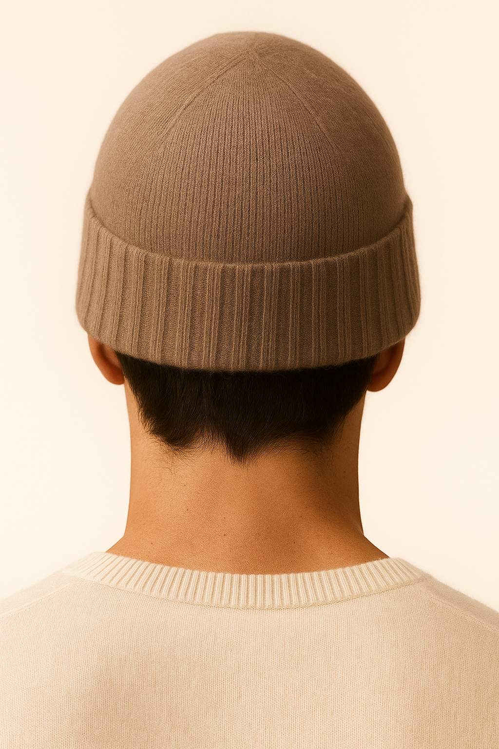 Ivaro Cashmere Beanie Brown
