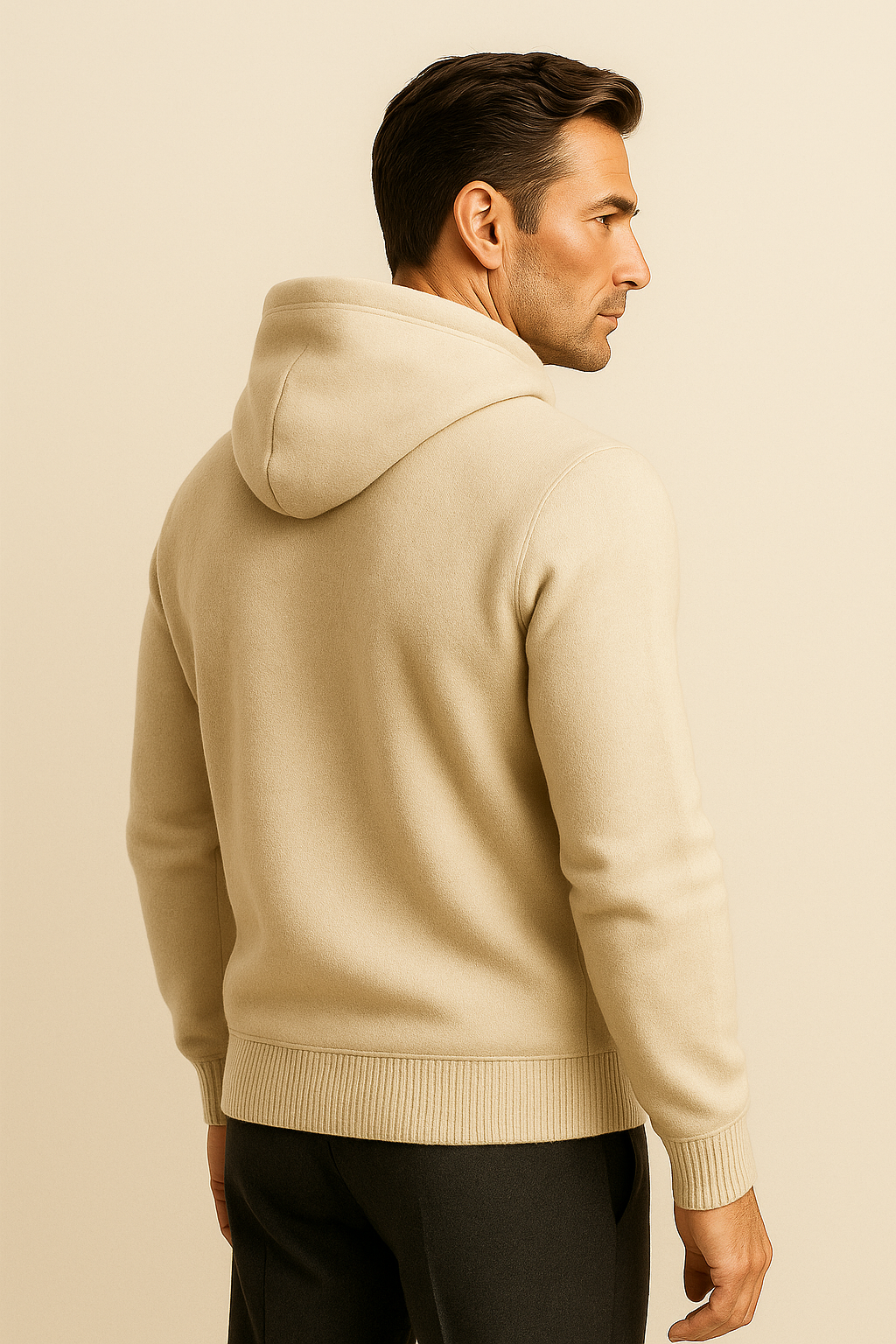 Tonari Hooded Zip Cream