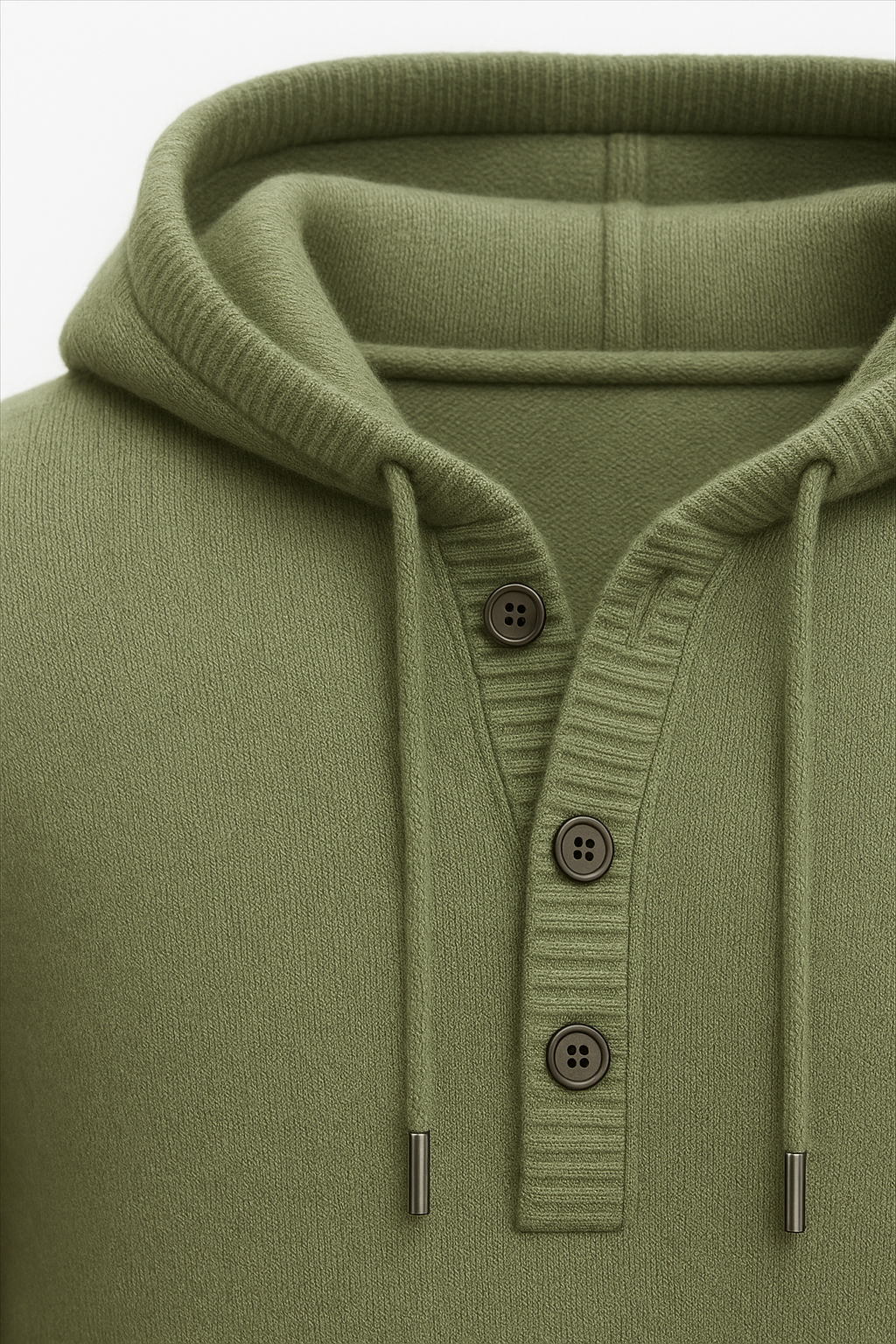 Avaro Hooded Knit Sage Green