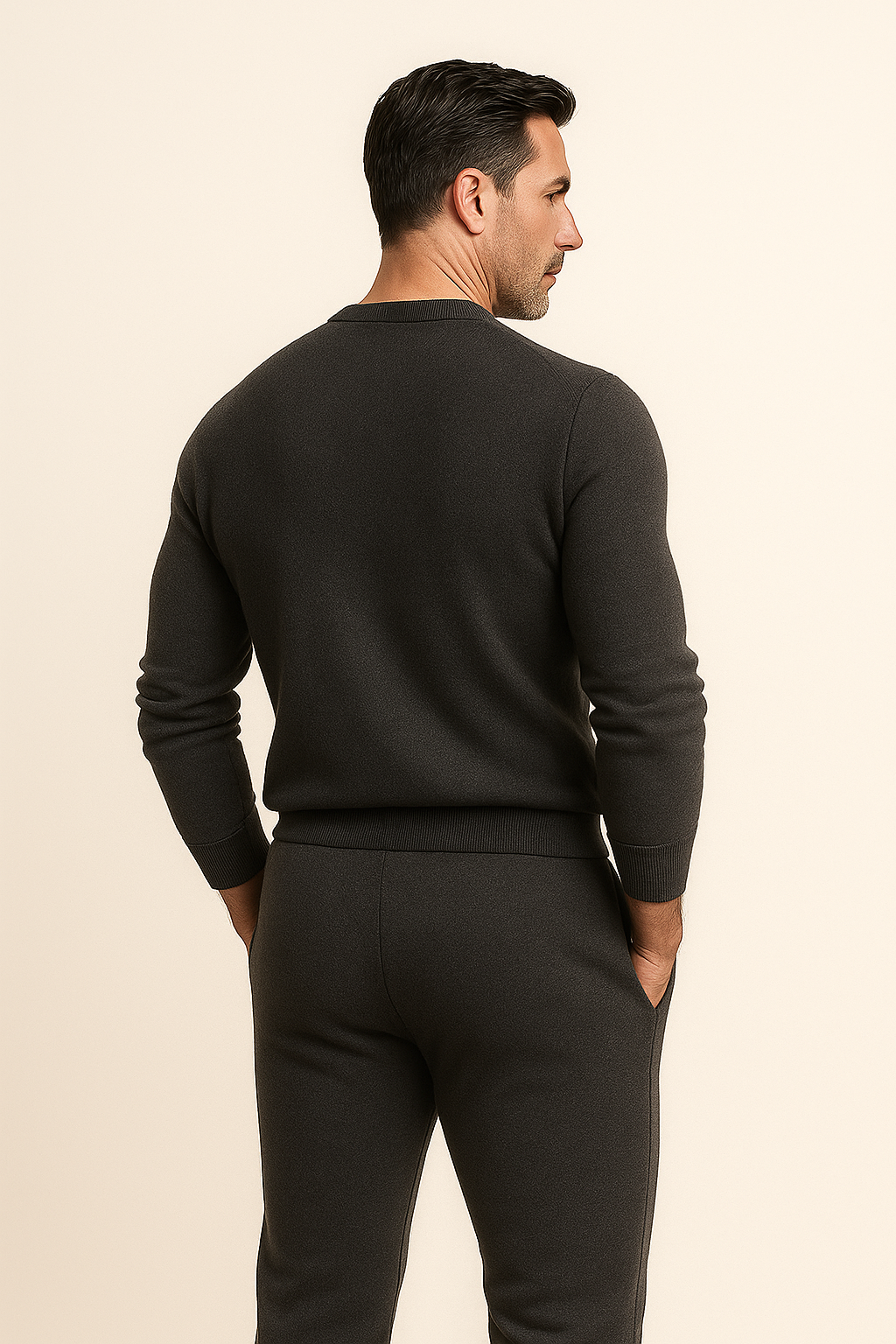 Nelaro Lounge Trousers Dark Grey