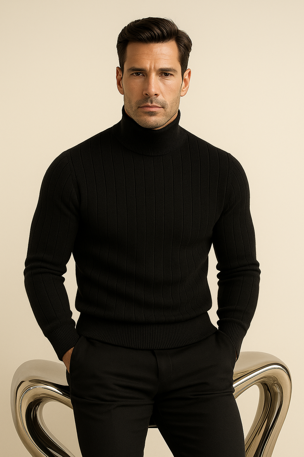Corani Turtleneck Black