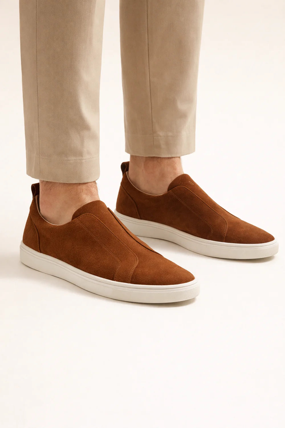 Ladore Suede Slip-On Brown