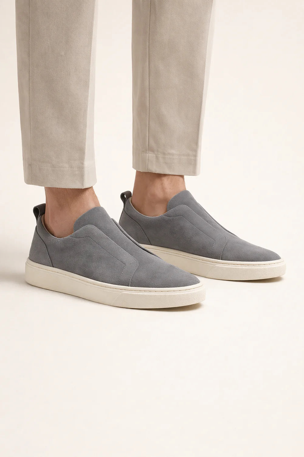 Ladore Suede Slip-On Grey