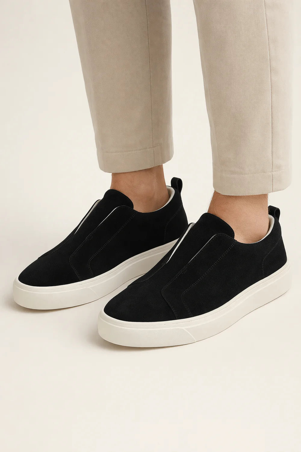 Ladore Suede Slip-On Black