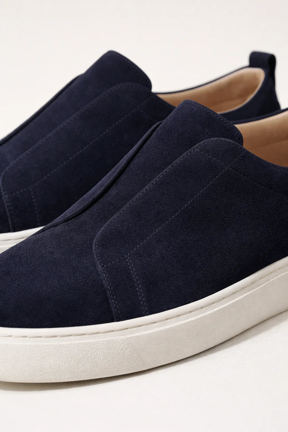 Ladore Suede Slip-On Navy