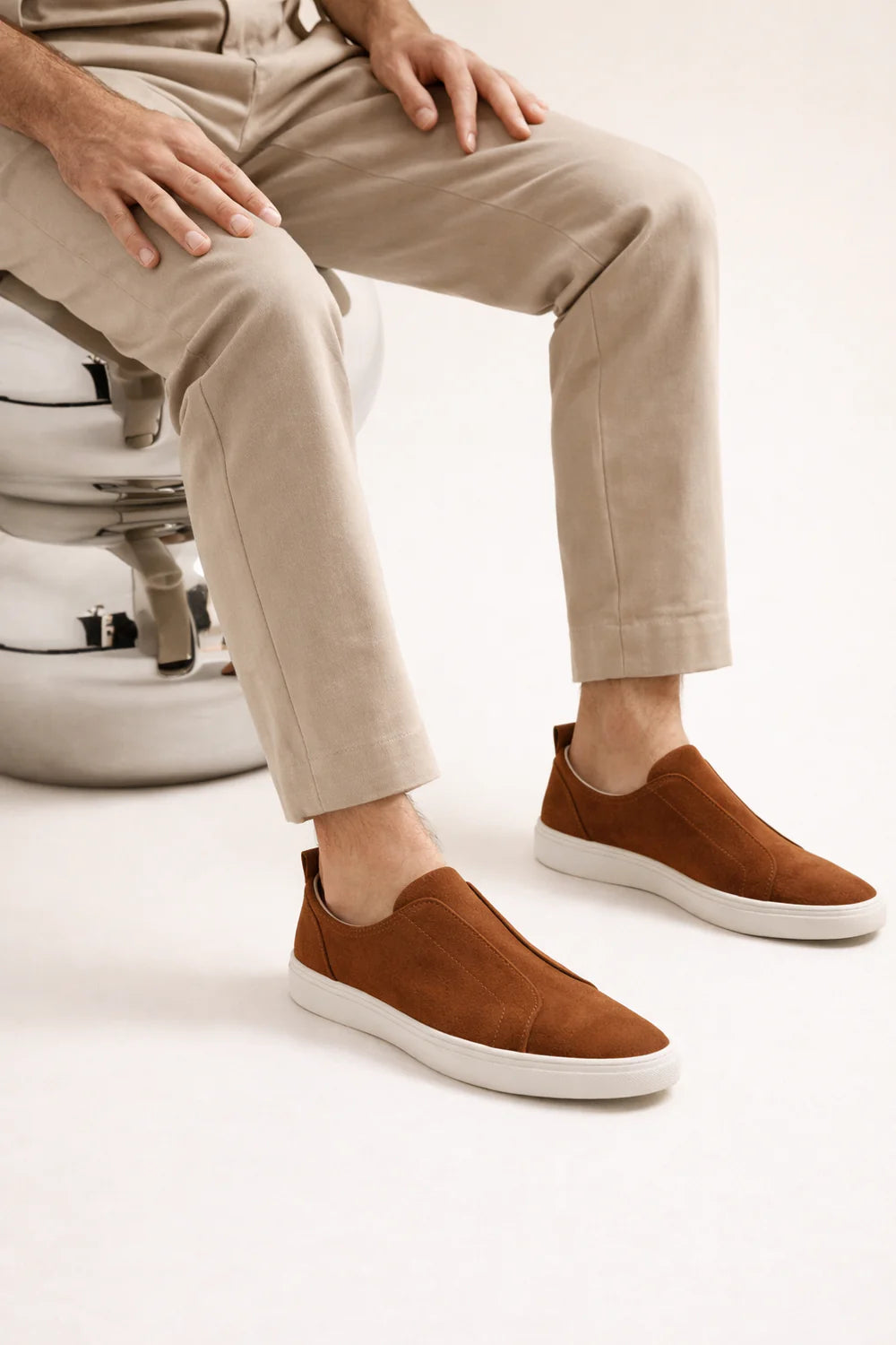 Ladore Suede Slip-On Brown