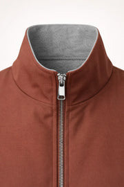 Reverso Reversible Bomber Jacket Terracotta