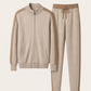 Ladore Cashmere Zip Set Beige / Khaki