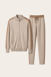 Ladore Cashmere Zip Set Beige / Khaki