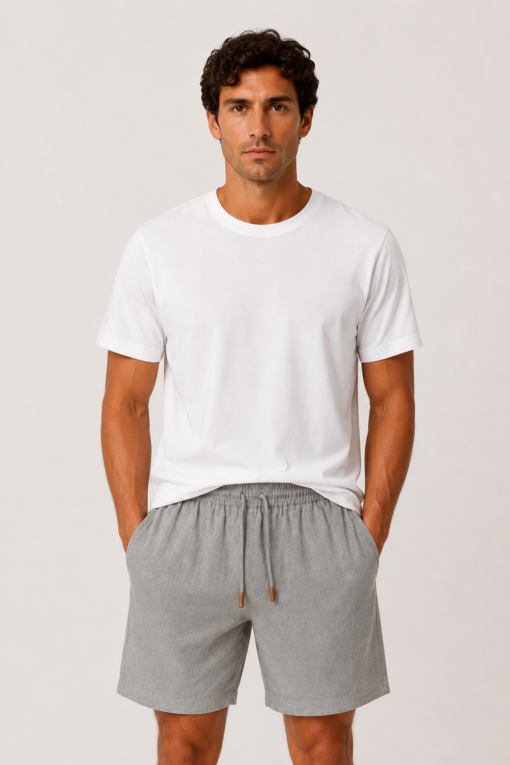 Salivo Linen Short Grey