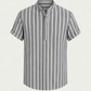 Heritage Linen Short Sleeve Shirt Grey
