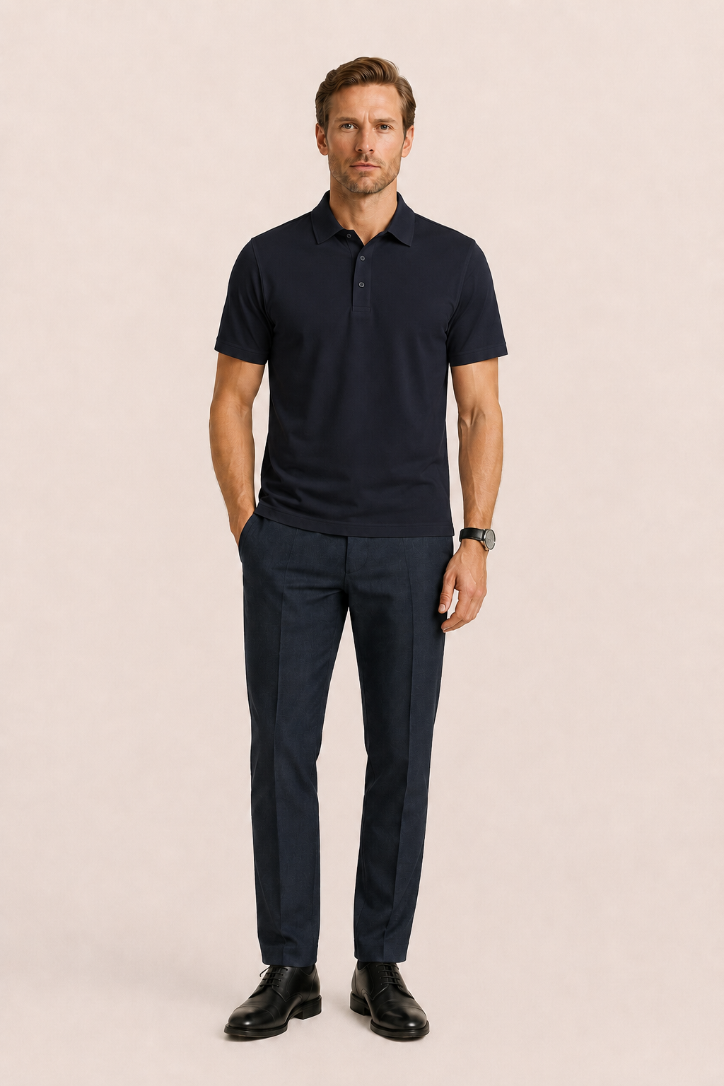 Nylaro Polo Dark Gray