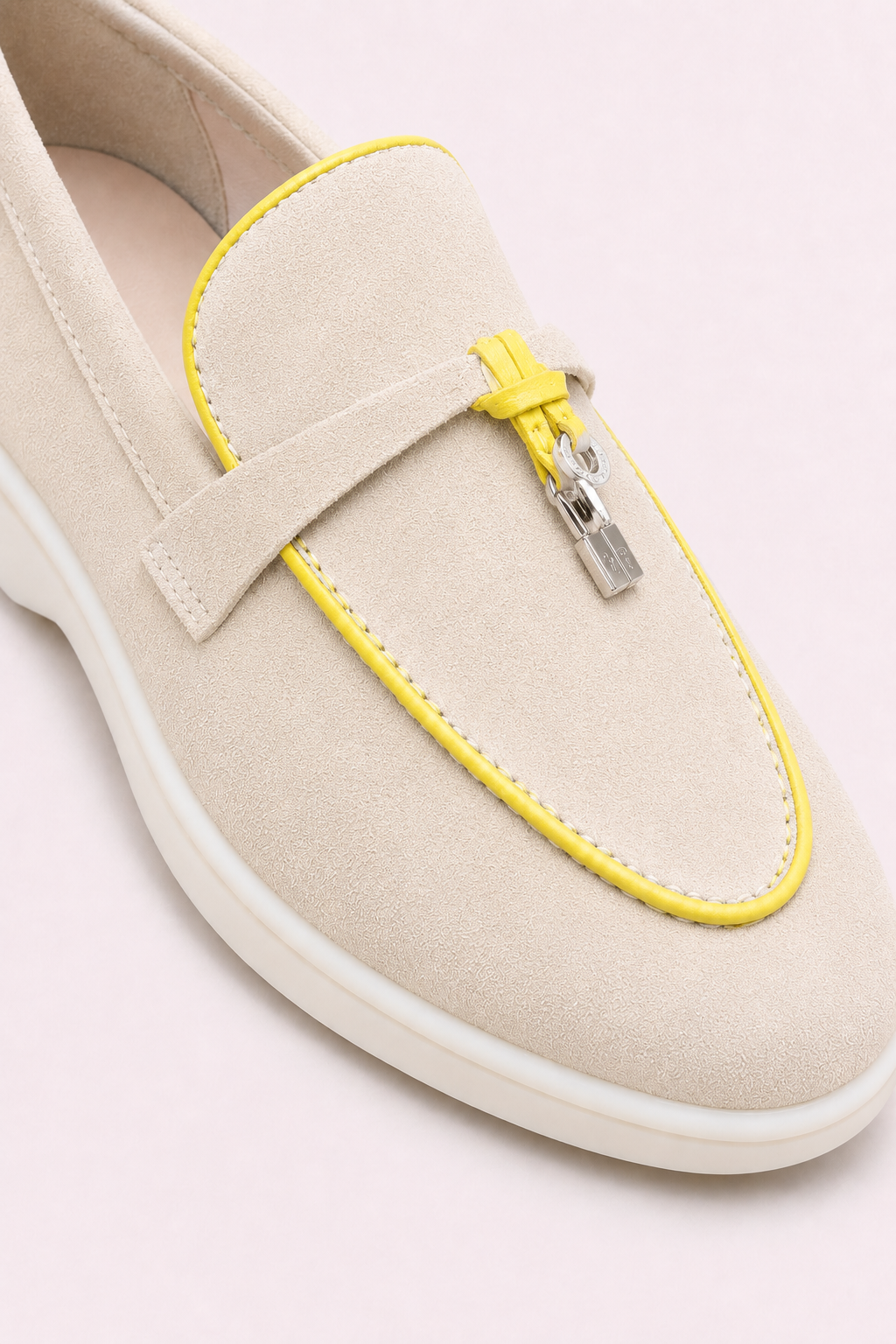 Amari Buckled Loafers Sand