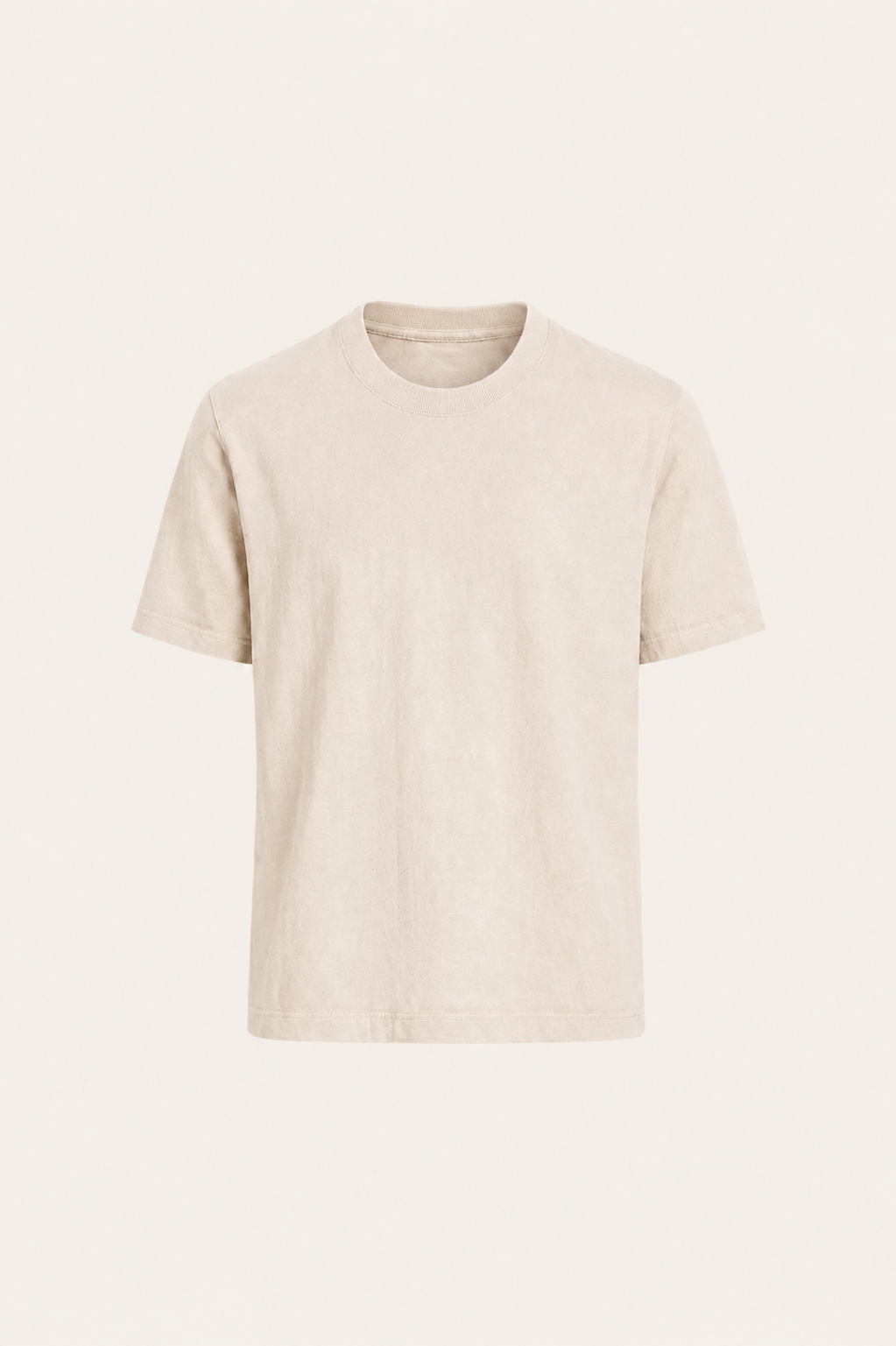 Alano Linen Tee Beige