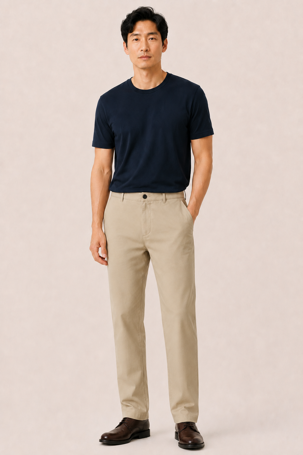 Verelo Cotton Trousers Khaki