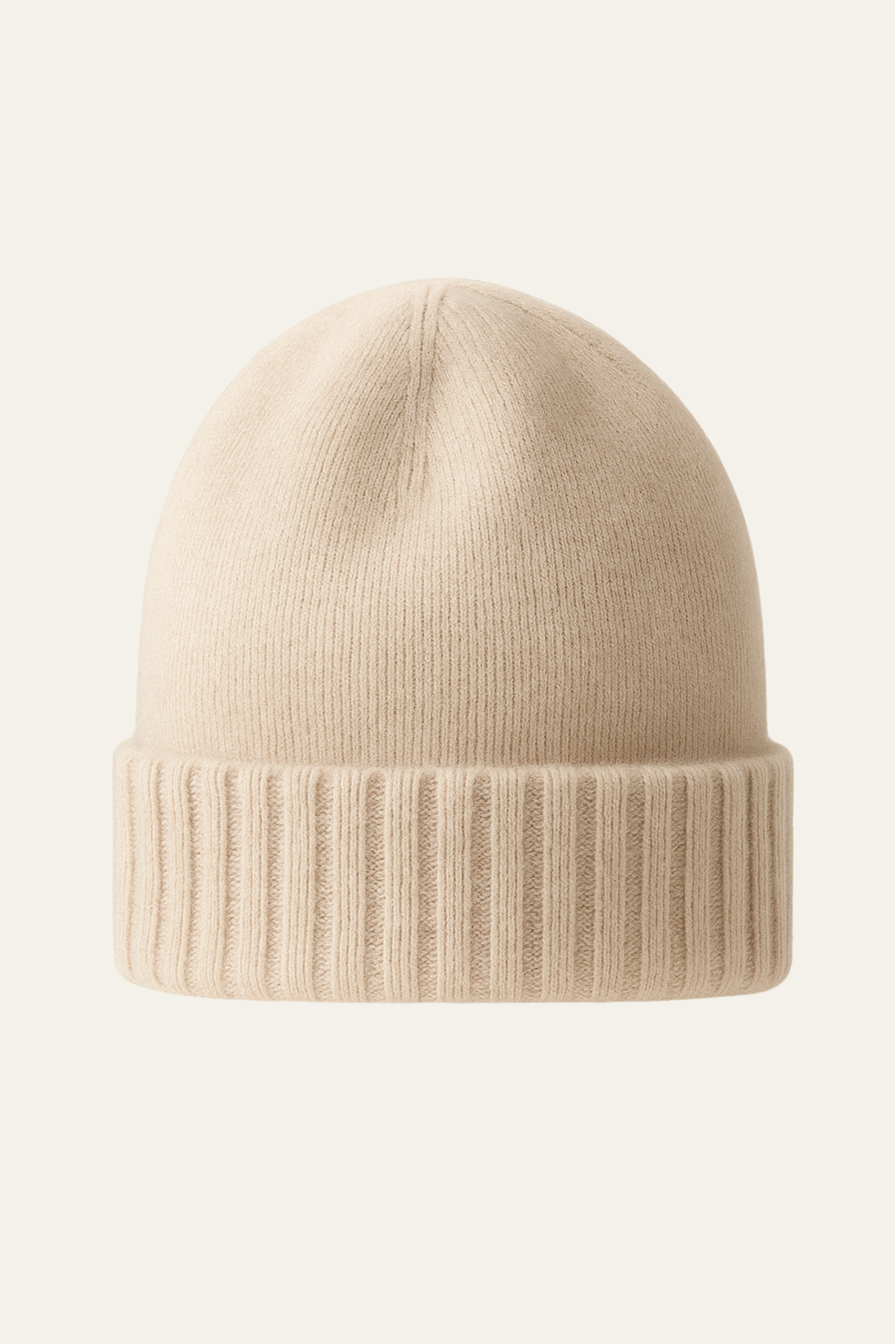 Ivaro Cashmere Beanie Beige