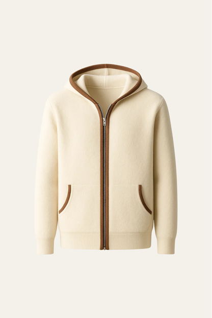 Ravalo Hooded Cardigan Cream