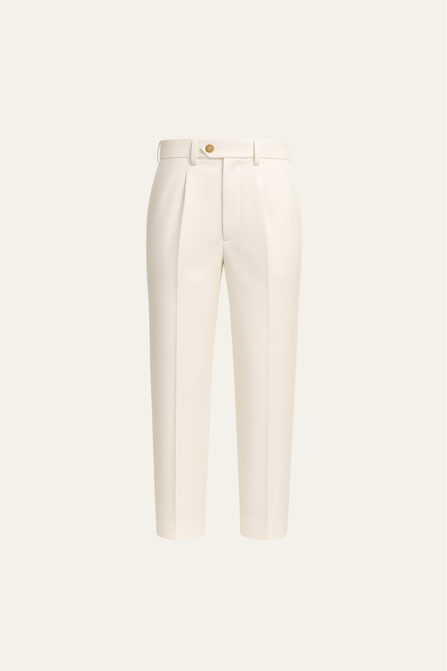 Calivo Gebardine Pantalon Ivory
