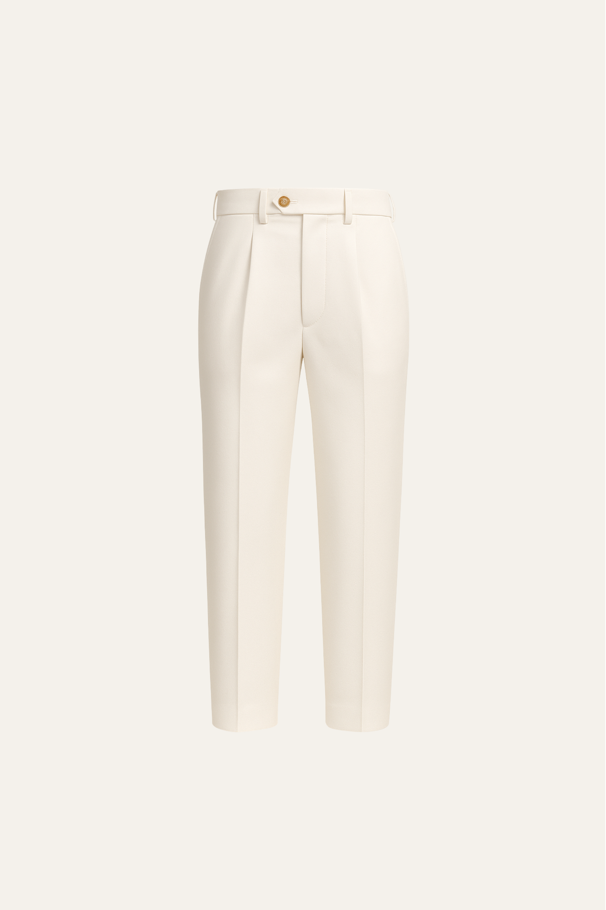Calivo Gebardine Pantalon Ivory