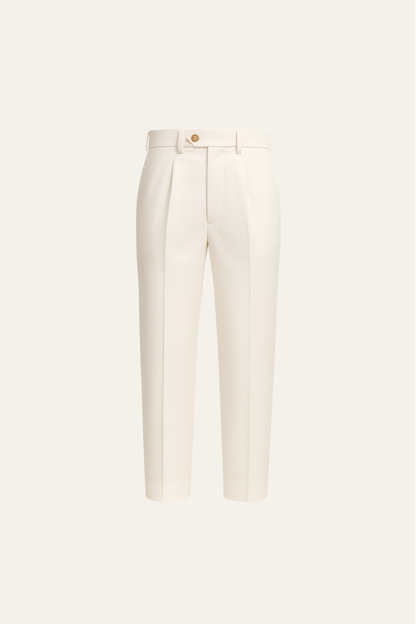 Calivo Gebardine Pantalon Ivory