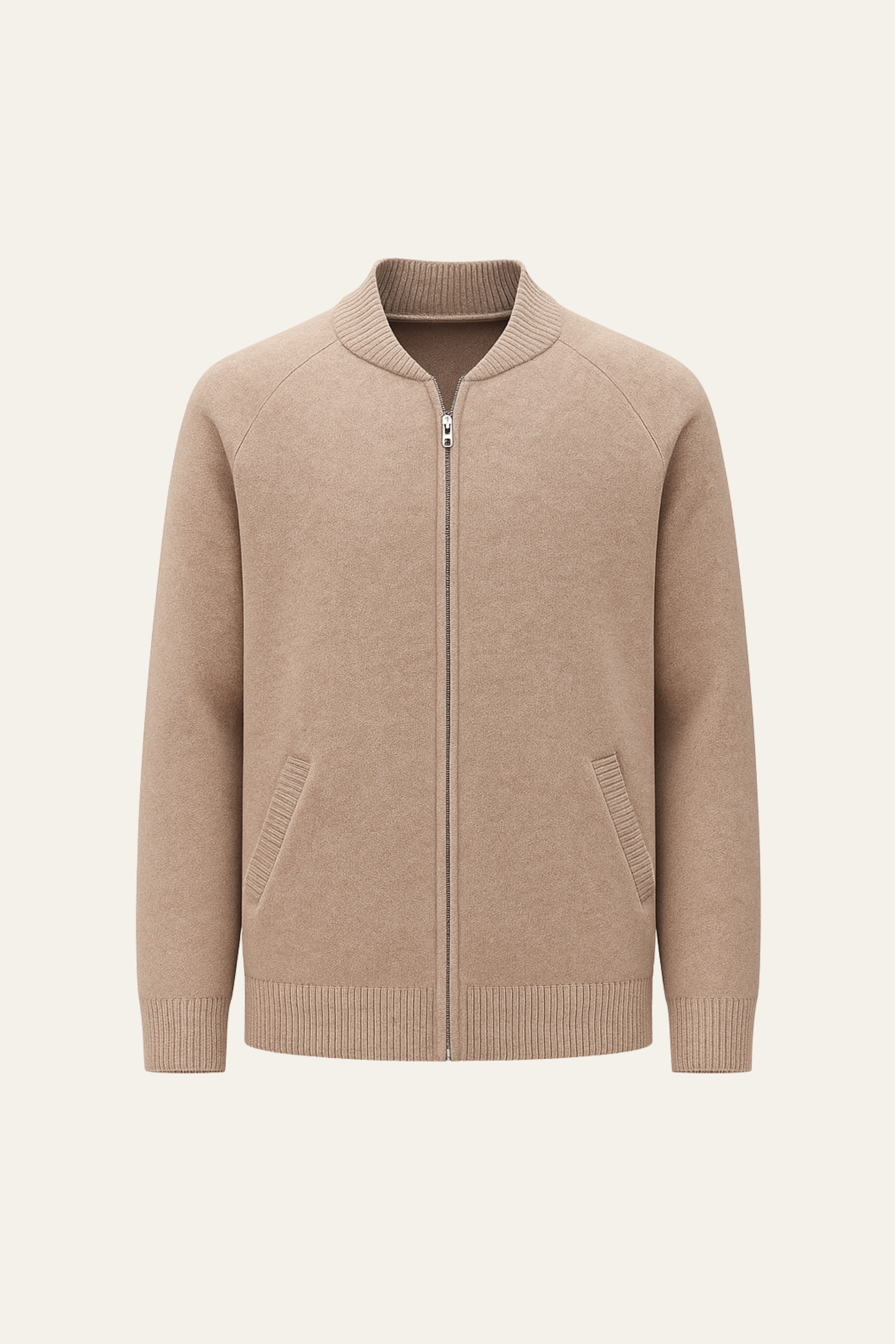 Varenu Merino Cardigan Beige