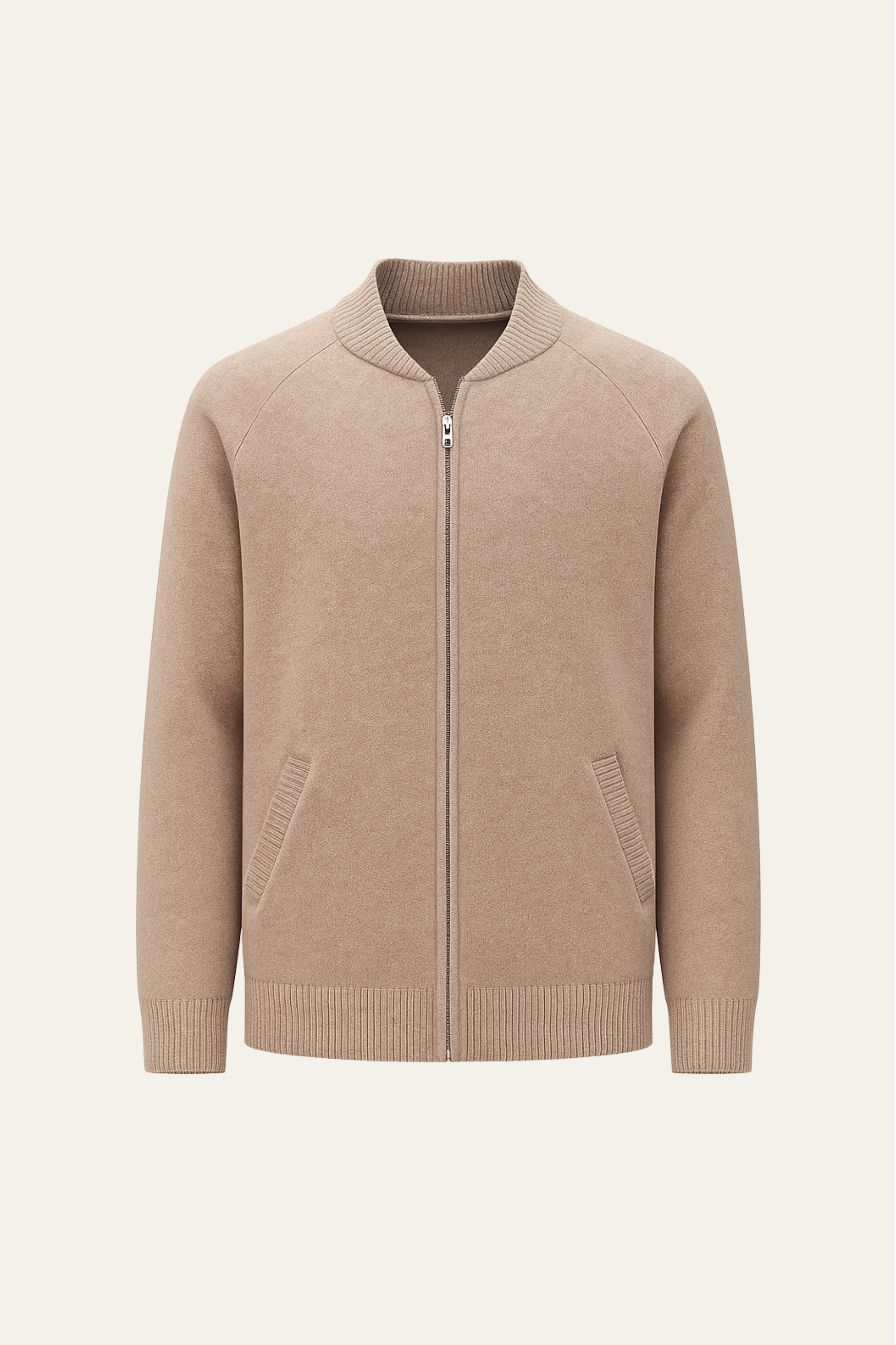 Varenu Merino Cardigan Beige