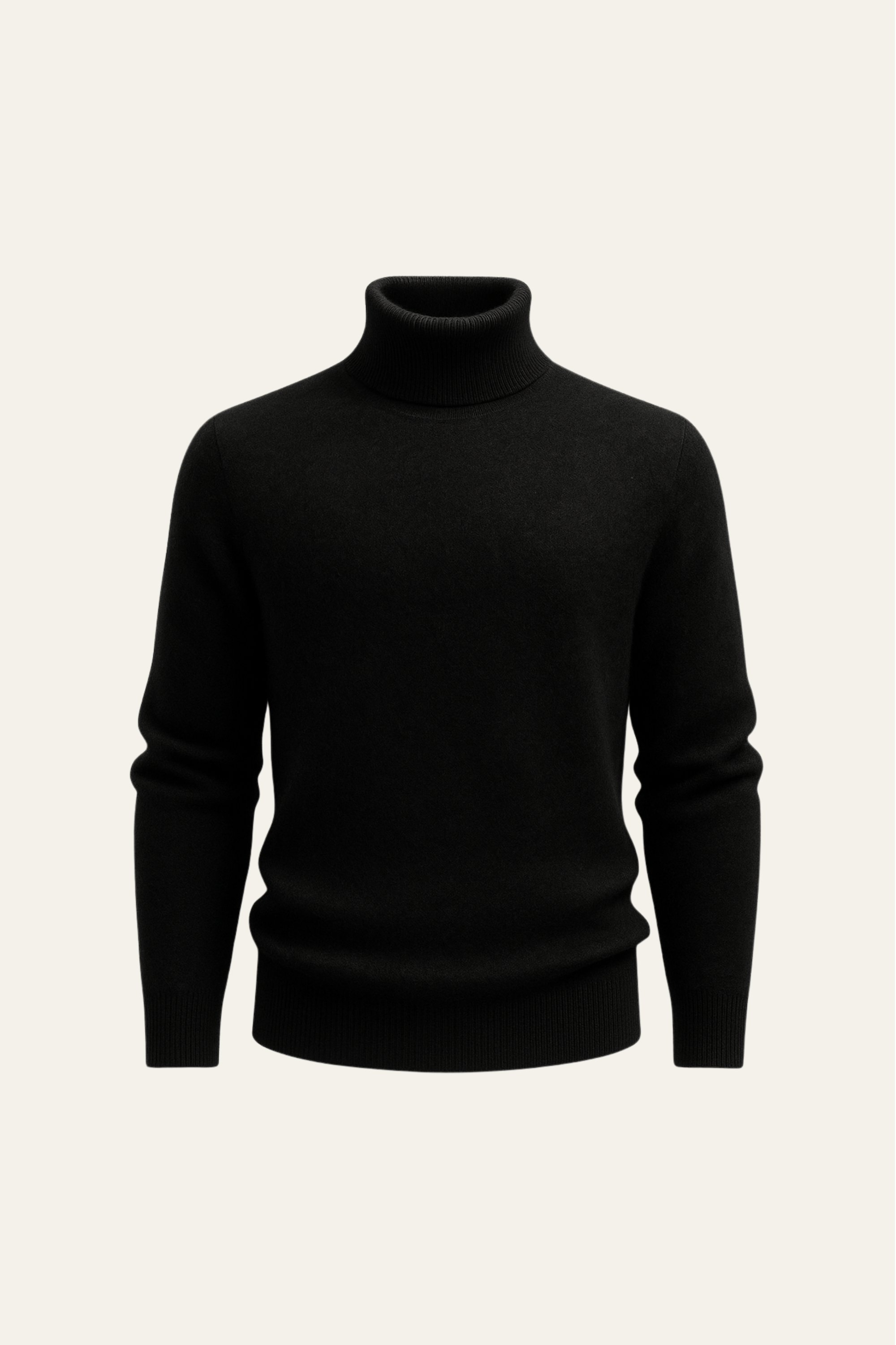 Paravi Cashmere Turtleneck Black