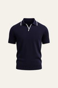 Parivo Knitted Polo Navy