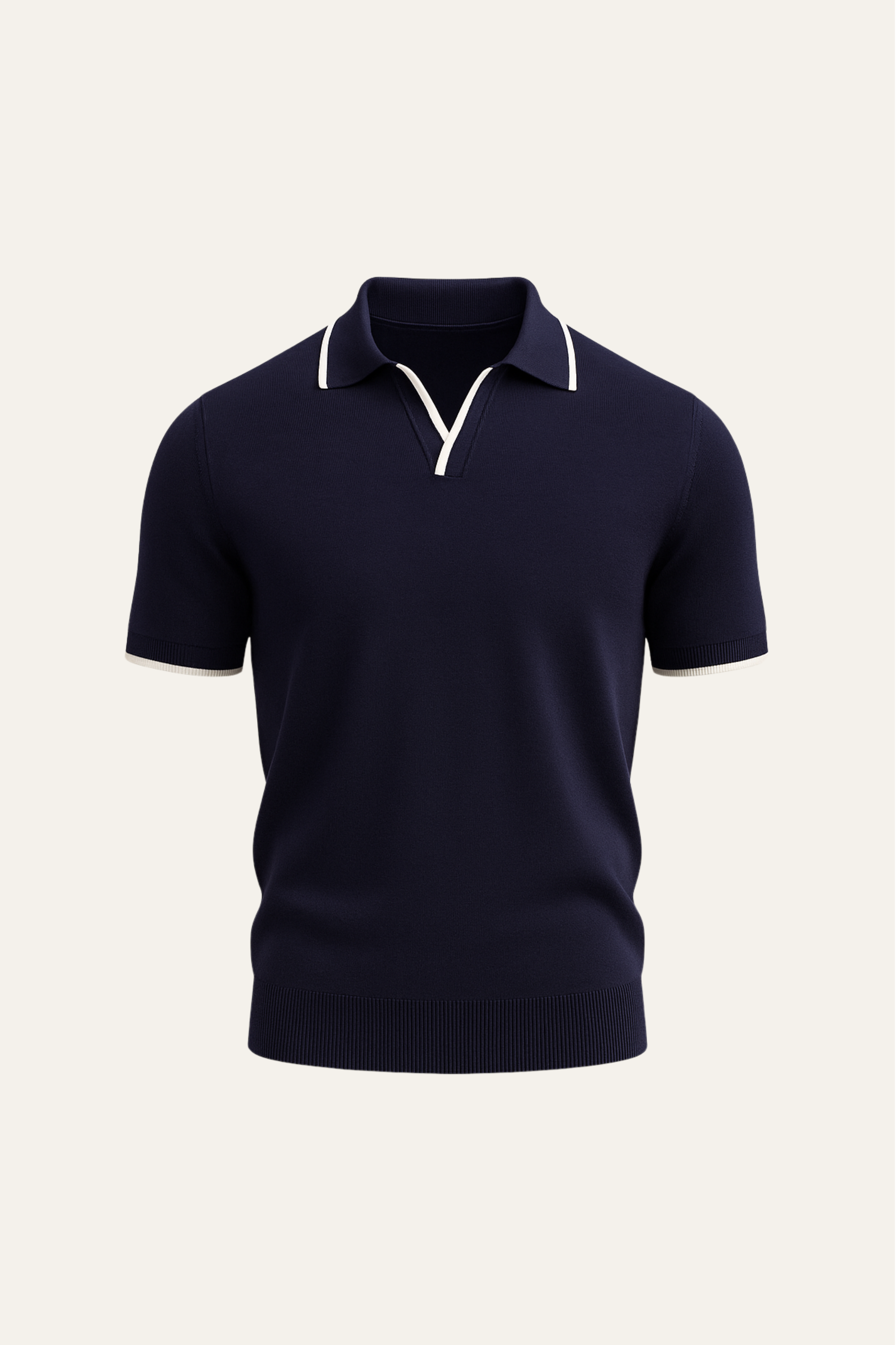 Parivo Knitted Polo Navy