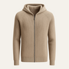 Zelano Merino Hooded Sweater Taupe